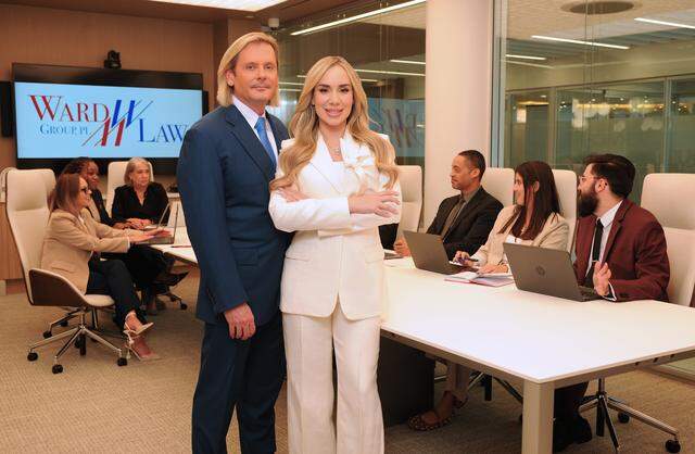 Jany Martinez-Ward and Gregory Ward are the owners of Ward Law Group, which has offices in Miami, New York, and Orlando.